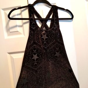 Burned Velvet Maxi Dress